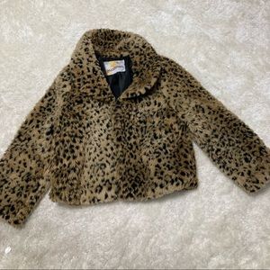Cheetah leopard print coat